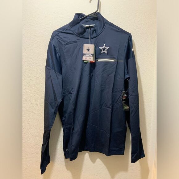 Nike NFL Dallas Cowboys Elite Coaches Quarter Zip Pullover Size small - Picture 1 of 6
